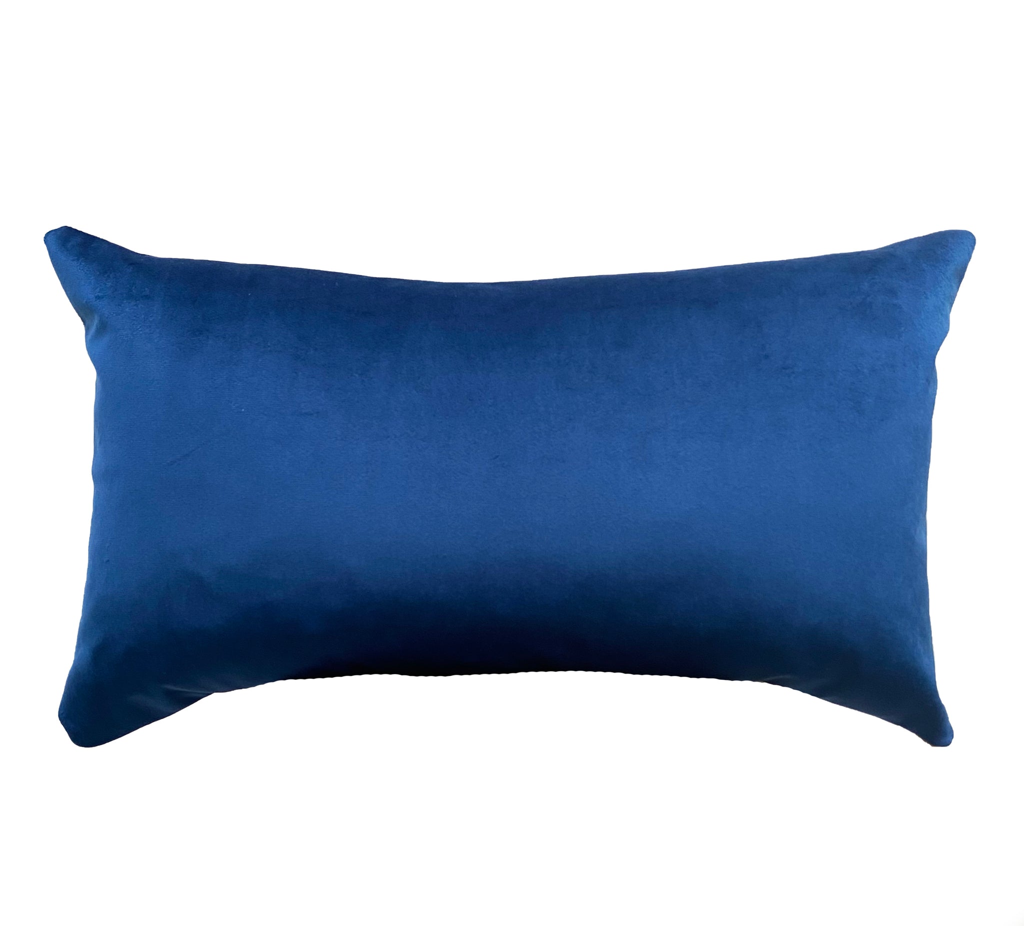 Royal Blue Velvet Rectangle Cushion Bonny Boutique