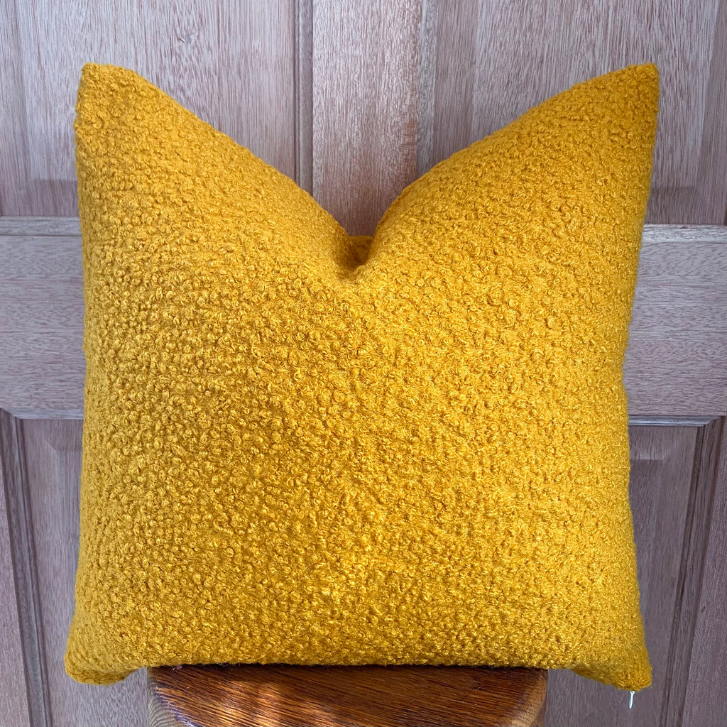 Mustard yellow pillow deals